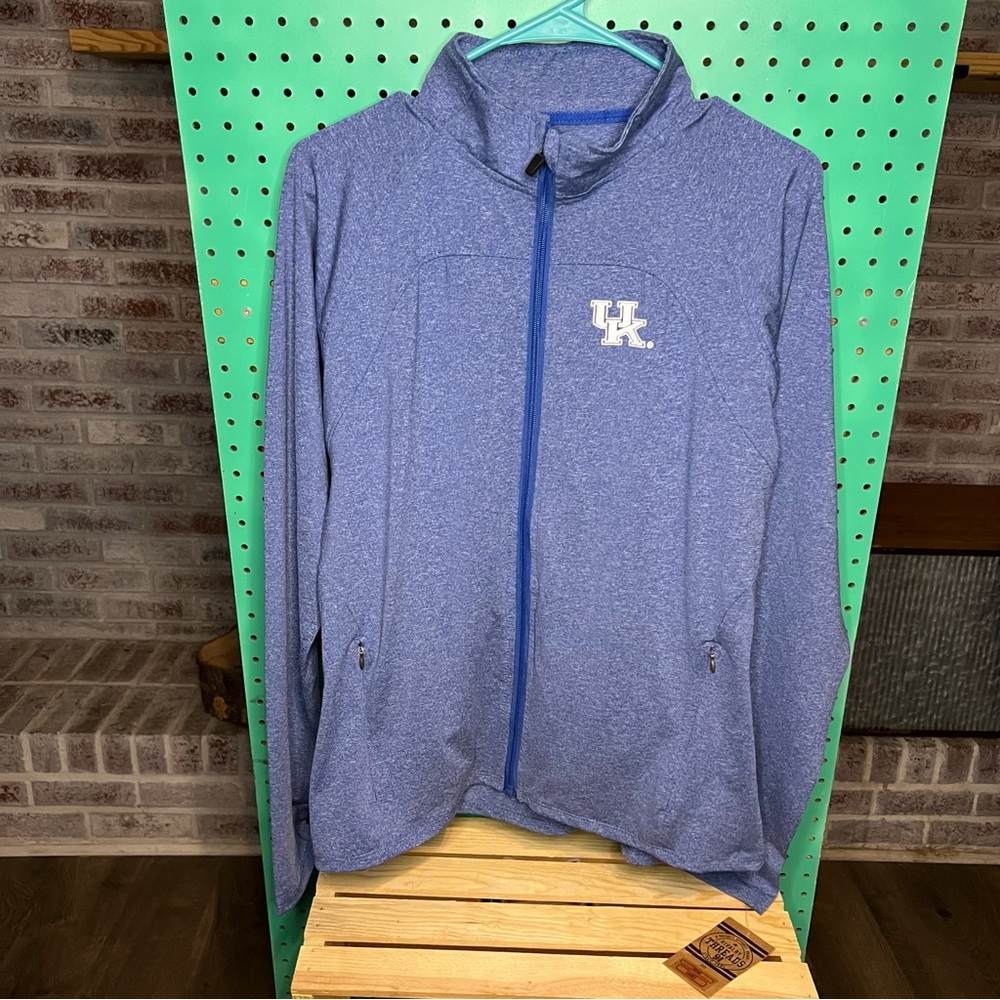 Rivalry Threads Heather Blue Zip-Up Jacket